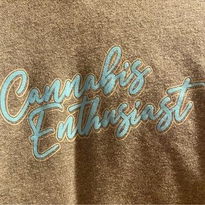 Cannabis enthusiast heavyweight hoodie